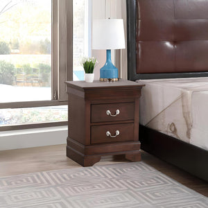Louis Phillipe - Storage Nightstand - Cappuccino