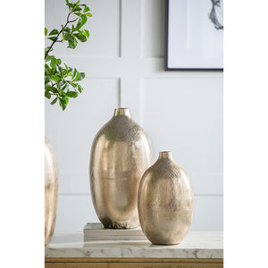 8.5x8.5x18.5 Aluminum Vase