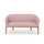 Mid Century Modern Loveseat With Channel Stitched Backrest - Best Buy Furniture