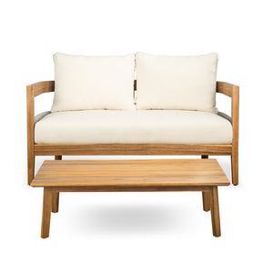 Porto Outdoor Loveseat & Table