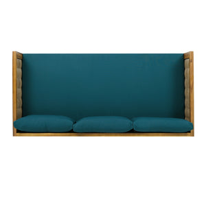 Claremont - 3 Seater Daybed Teak Acacia Wood Water Resistant Cushions