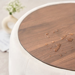 Nesting Ottomans 2 Piece With Tray, 4 In 1 Function
