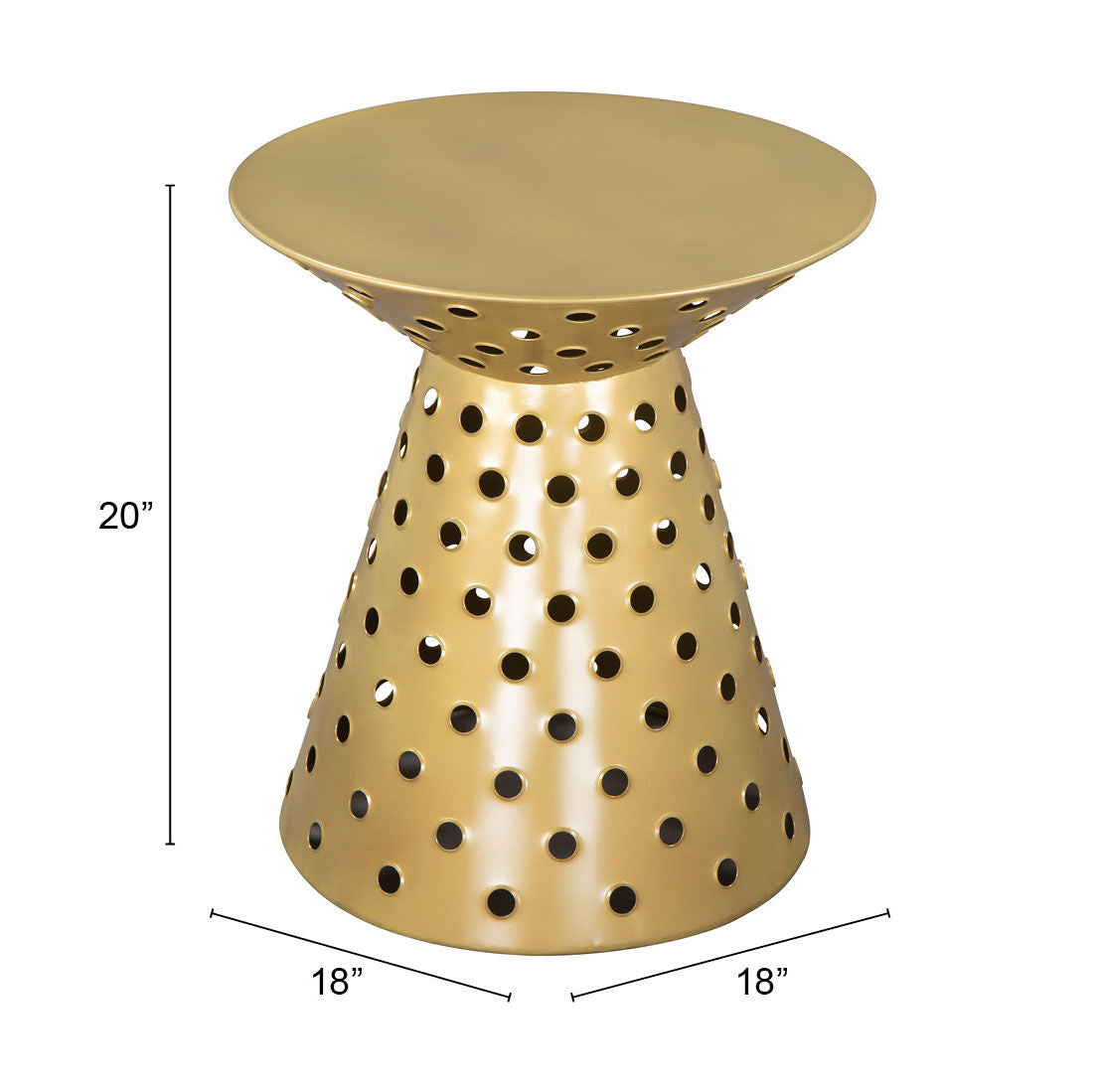 Zuo Modern Proton Side Table