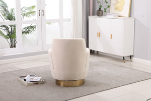 Teddy Swivel Barrel Chair, Swivel Accent Chairs Armchair For Living Room