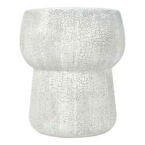 U_Style Outdoor Patio Accent Table with Crack Process