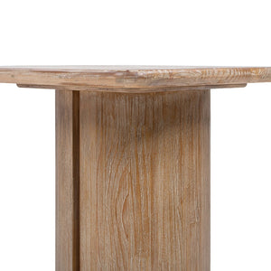Sonoma - Square Pedestal Side Table - Antique Brown