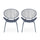 Elba - Contemporary Chair Set For Outdoor Relaxation - Best Buy Furniture