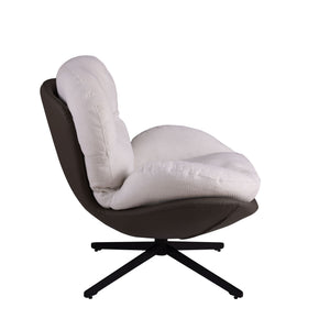 360° Swivel Office Chair, No Wheels