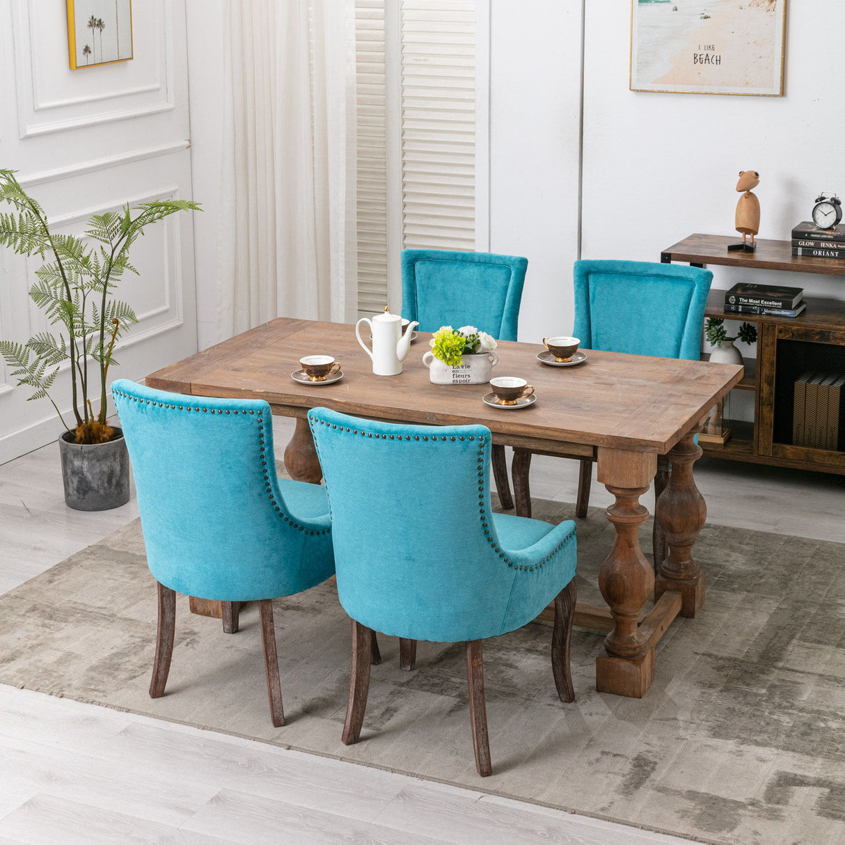 Ultra - Side Dining Chair, Nail Head (Set of 2)