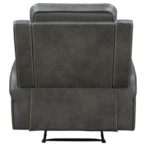 Forrest - Recliner Chair With Tufted Upholstery - Gray