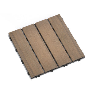 Patio Deck Tiles, Pack Of 22