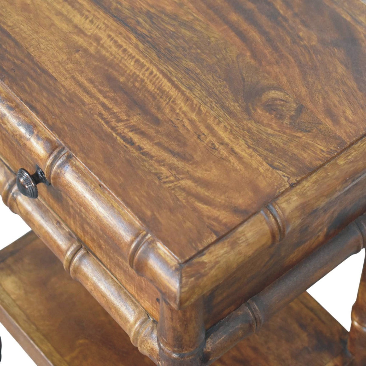 Solid Wood Bamboo Heritage Bedside Table