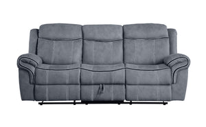 Zubaida - Two Tone 3 Piece Recliner Living Room Set