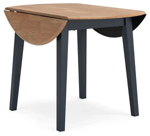 Gesthaven - Round Dining Room Drop Leaf Table - Best Buy Furniture
