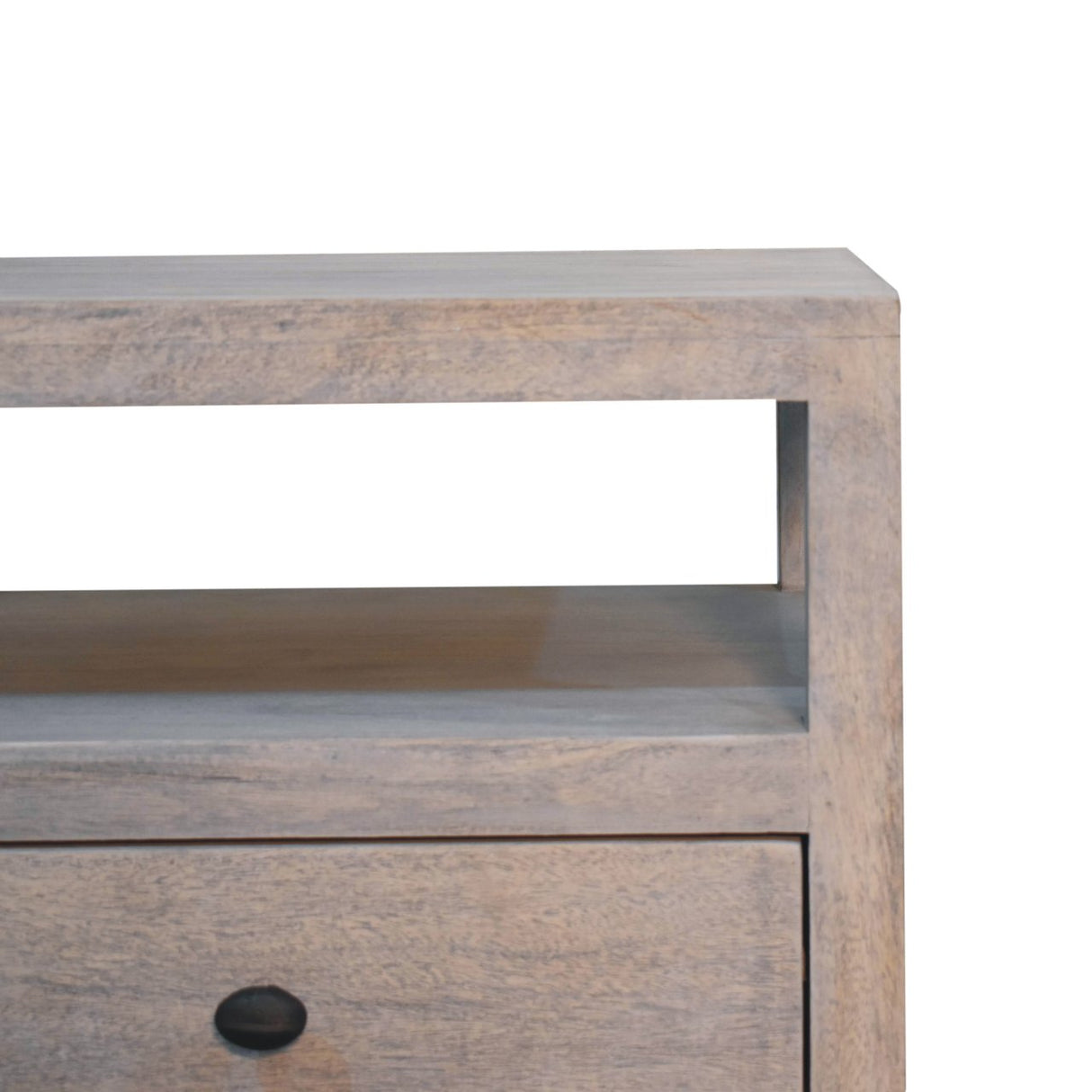 Acid Wash 2-Drawer Open Bedside Table