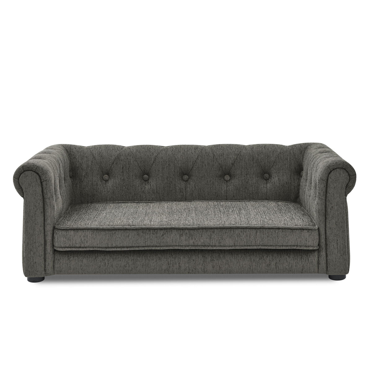 Modern Elegant Rectangle Pet Bed, Durable Elevated Dog Sofa