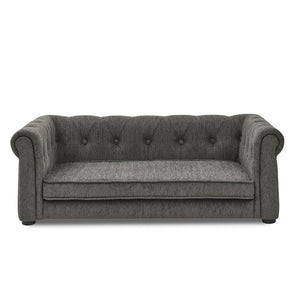 Modern Elegant Rectangle Pet Bed, Durable Elevated Dog Sofa