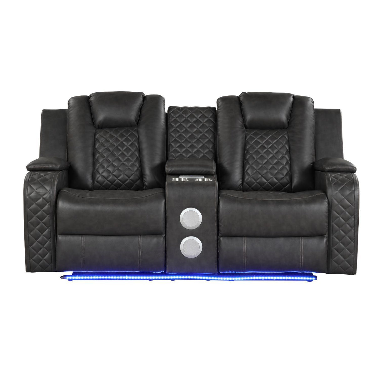 Benz - Power Recliner Set With LED Lighting And USB Charging