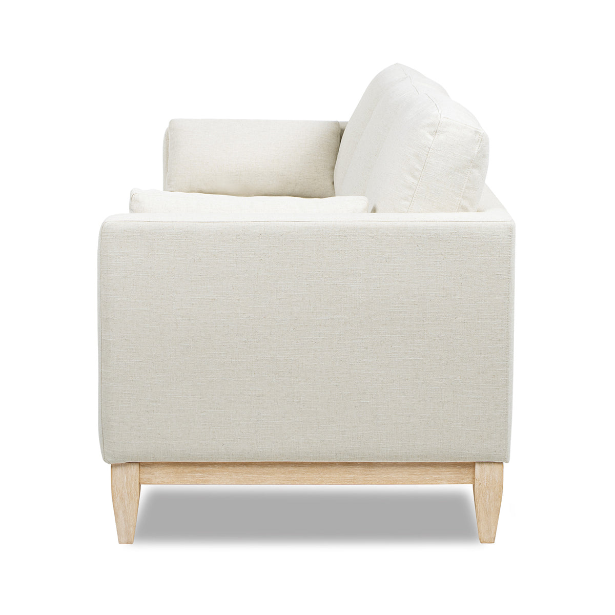 Knox 84-Inch Modern Farmhouse Sofa, Flax Linen