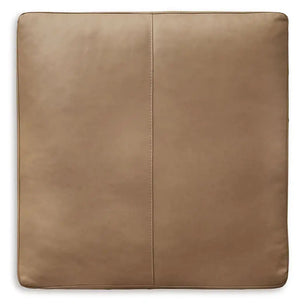 Bandon - Oversized Accent Ottoman - Toffee - Best Buy Furniture