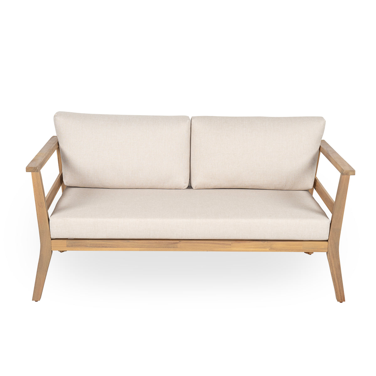 Acacia Outdoor Loveseat & Coffee Table for Patio