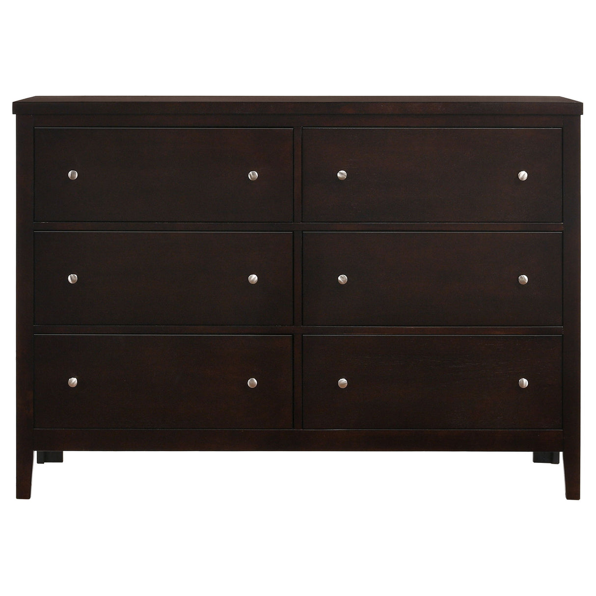 Wedgewood - 6 Drawers Dresser - Cappuccino
