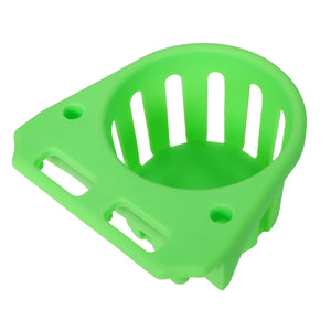 Rolling Detailing Creeper Seat With Wheels, Removable Tool Trays, 300 Lbs Capacity - Green