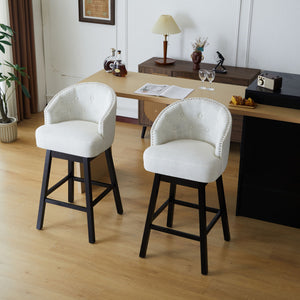 360 Degree Rotation Swivel Counter Stools (Set of 2)
