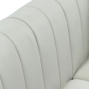 Modern Velvet Upholstered Sofa Set of 2