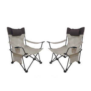 2PCS Outdoor Camping Chairs
