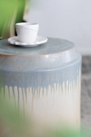 Florence Reactive Glaze Ceramic Garden Stool
