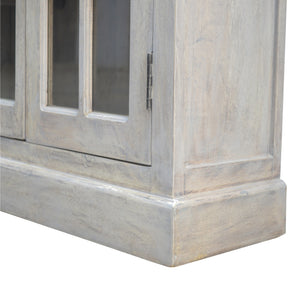 Solid Wood Stone Acid Wash Glazed Sideboard