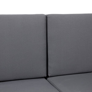 Acacia Wood Loveseat And Coffee Table Set With Cushions