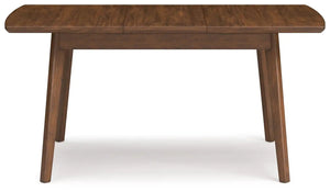 Lyncott - Rectangular Dining Room Butterfly Extension Table - Brown - Best Buy Furniture