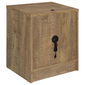 Geary - 2 Drawer Nightstand With LED Lights And USB Charging Ports
