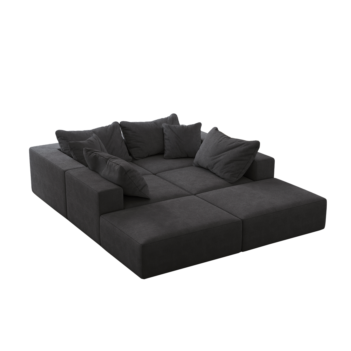Oversized Sponge Cloud Sofa - Modern Sectional Couch Set