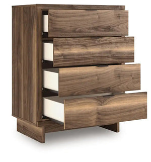Chirason - Four Drawer Chest - Brown - Best Buy Furniture