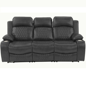 Power Motion Living Room Set With USB Port, Adjustable Headrest, Cup Holder