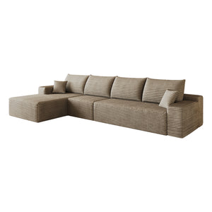 135" Cloud Sectional Couch with L-Shape Chaise