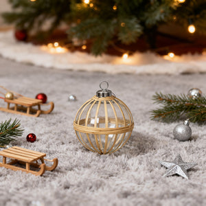 D3.9" X-Mas Hanging Ornament - Set of 3