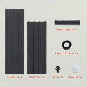 4x3x1ft Metal Raised Garden Bed