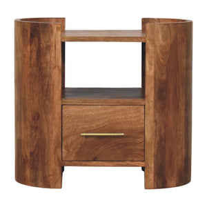 Solid Wood Valencia Sculpted Bedside