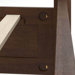 Queen Size Farmhouse Solid Wood Platform Bed Frame, with 50.8" Tall