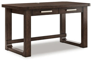 Breckington - Home Office Desk - Dark Brown - Best Buy Furniture