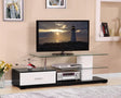 Ivana - TV Stand - White / Black - Best Buy Furniture