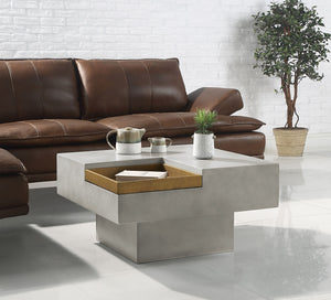 Kailano - Weathered Table - Gray - Best Buy Furniture