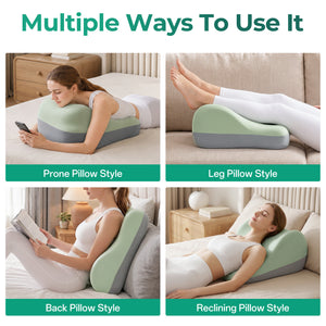 27° Ergonomic Memory Foam Support Pillow for Couples