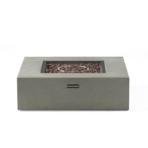 Modern 50, 000 Btu Square Fire Table With Propane Tank