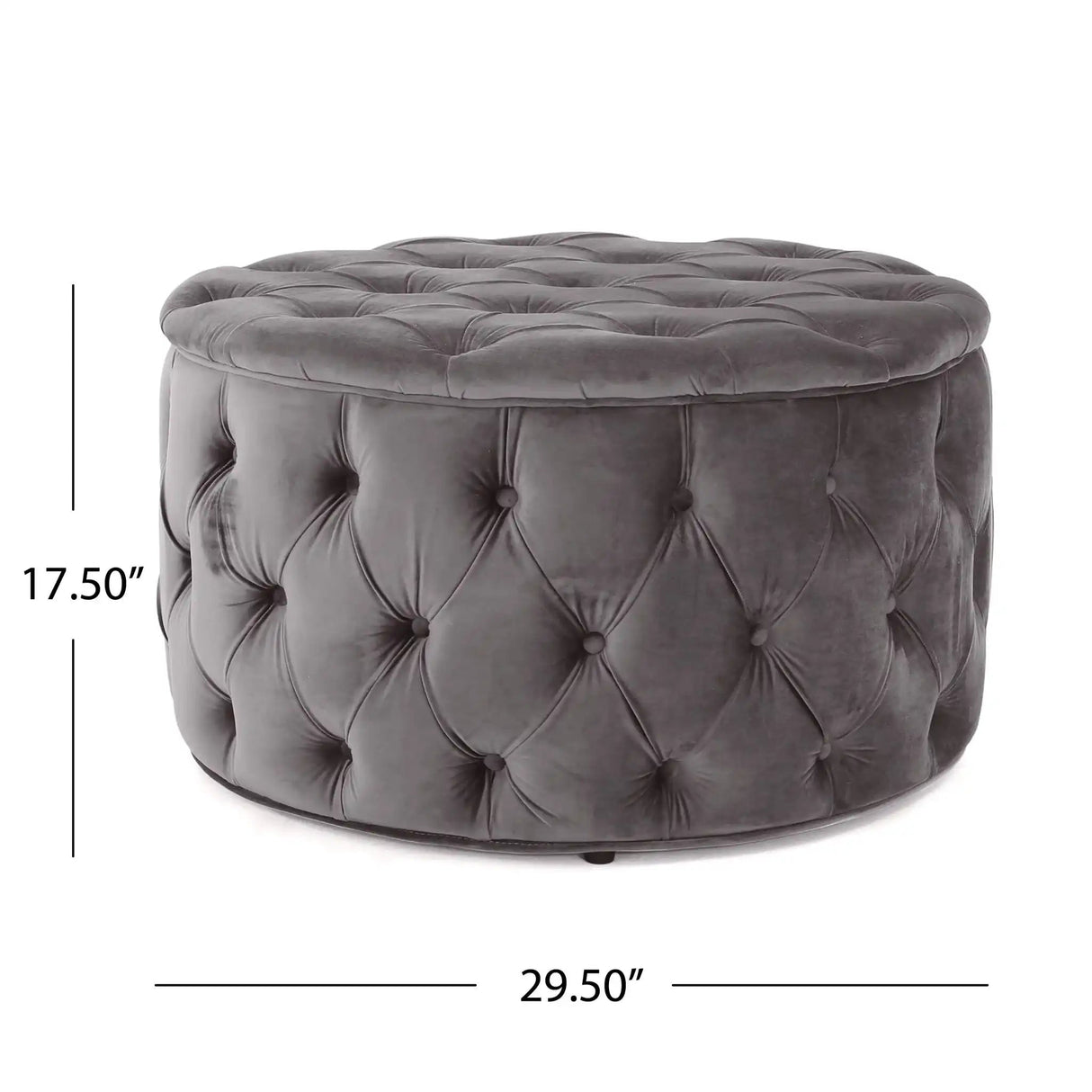 Modern Glam Ottoman Velvet - Best Buy Furniture