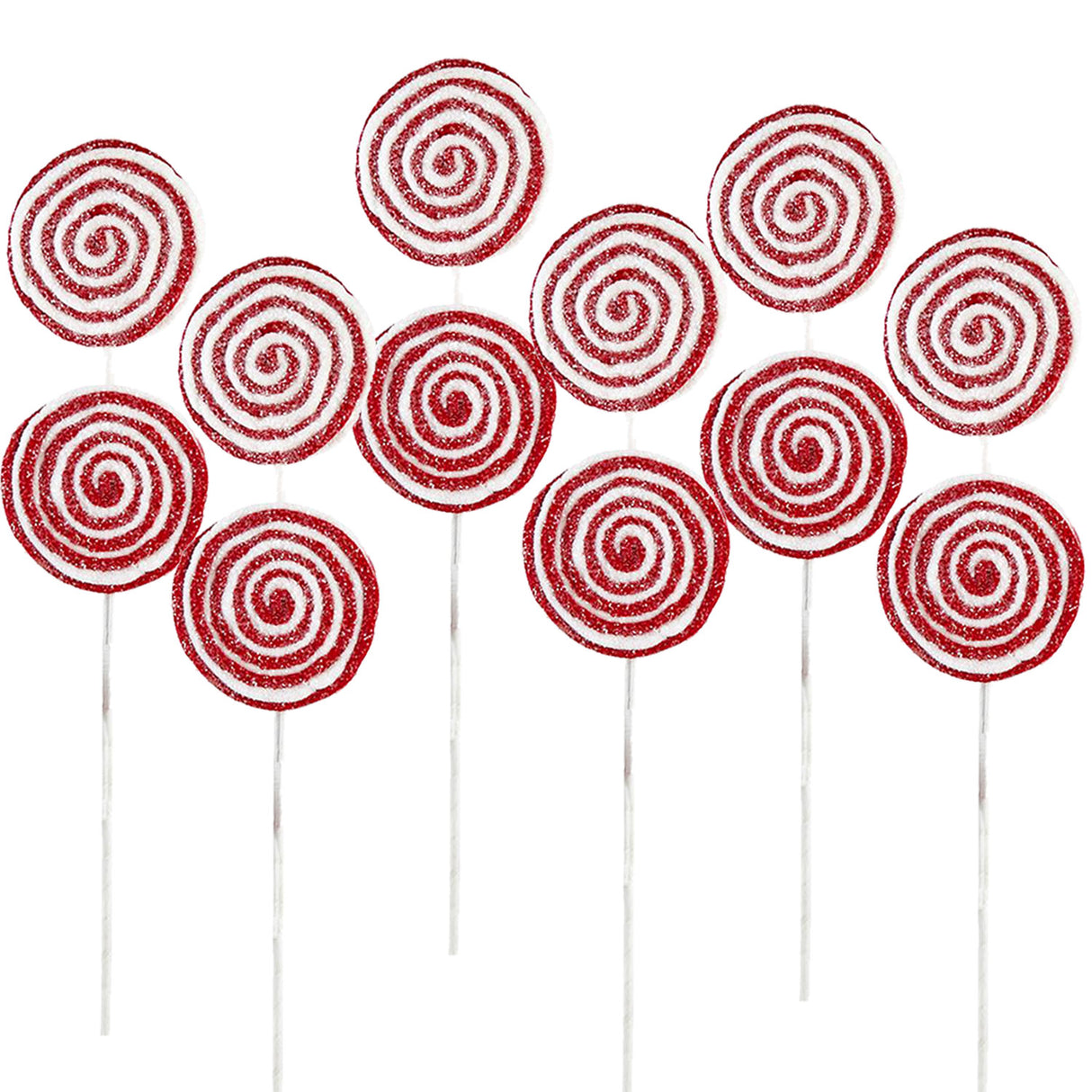 19x7" Iced Lollipop Spray - Set of 6
